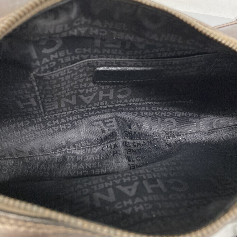 Chanel LAX Tassel Bowling Bag metallic bronze Brown - Picture 5 of 10